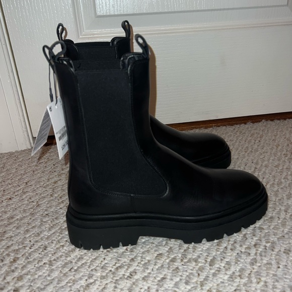 Zara Leather Ankle Boot - Picture 2 of 7